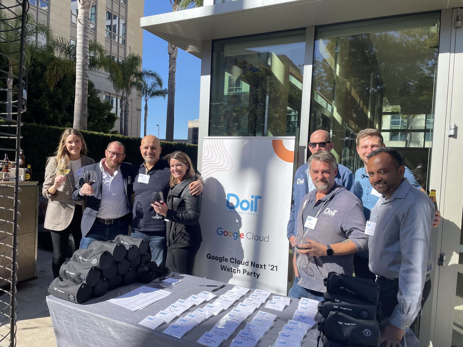 DoiT team at an event